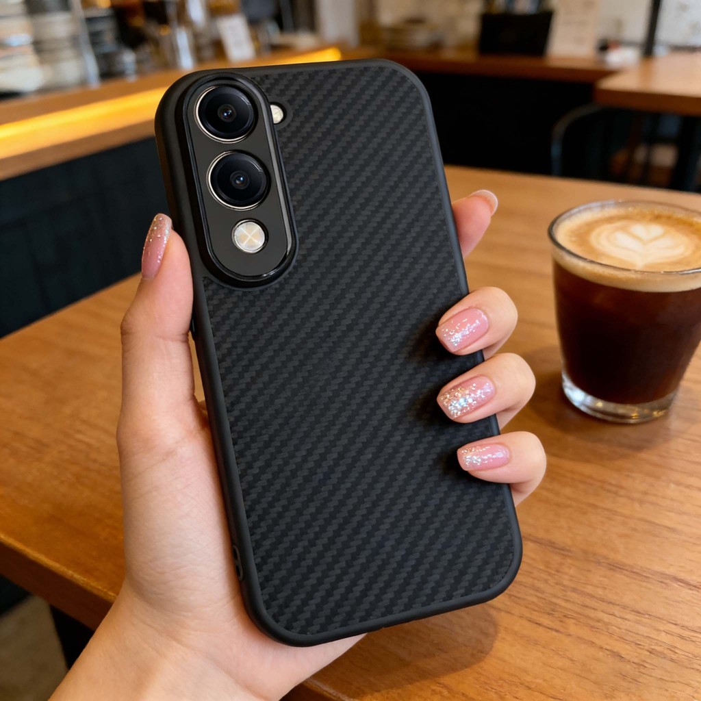 Graffiti Kevlar họa tiết Vỏ điện thoại Bảo vệ Camera Chống trầy xước Phù hợp cho VIVO Y04 Y29S Y19E Y19 Y19S GT IQOO Z10 Lite T4 4G 5G