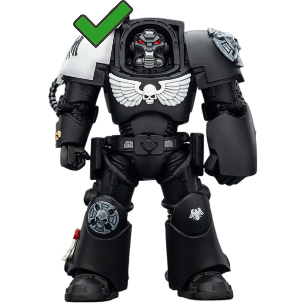 HIPLAY JOYTOY Warhammer 40K 1 / 18 Raven Guard Terminator 1, JT03240 ...