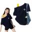 Áo thun nữ màu trắng dáng rộng style Hàn Quốc