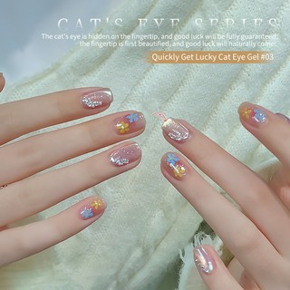 ANNIES Cherry Blossom Powder Cat 's Eye Nail Polish 5g Bột từ tính tinh tế