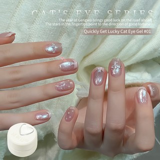 ANNIES Cherry Blossom Powder Cat 's Eye Nail Polish 5g Bột từ tính tinh tế