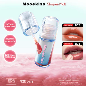 Son môi khỏa thân Mooekiss mịn màng, giống như gương không nhòe