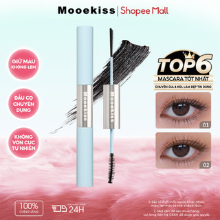 Dụng cụ uốn mi và mascara Mooekiss không nhòe giúp lông mi dài và cong