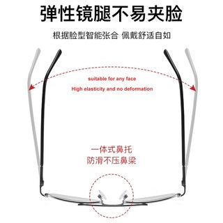 Kính Presbyopic Tiên Tiến Khung Kim Loại Nguyên Bản, Ống Kính Vuông, Phù Hợp Cho Cả Nam Và Nữ, Chất Lượng Cao