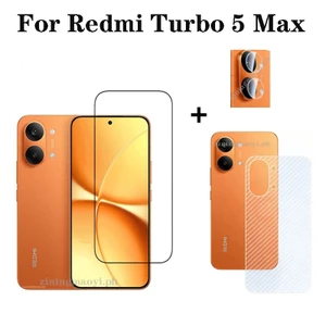 Phim kính cường lực 3in1 Redmi Turbo 5 Max cho Redmi Turbo4 4Pro Turbo 3 Bảo vệ màn hình ống kính máy ảnh và phim mặt sau