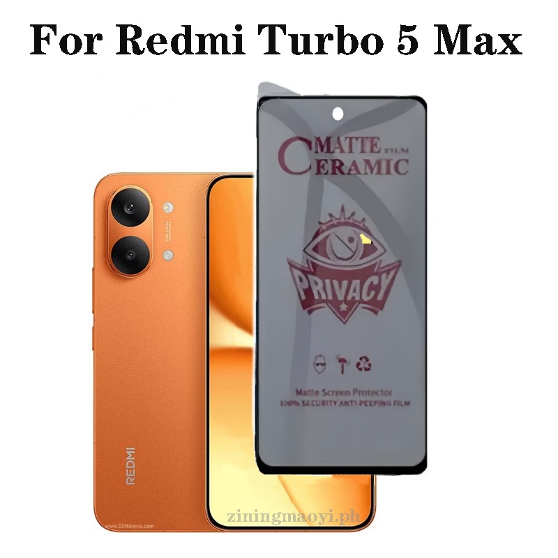 3in1 Redmi Turbo 5 Max Phim bảo mật chống gián điệp cho Redmi Turbo4 4Pro Turbo 3 Bảo vệ màn hình ống kính máy ảnh và phim mặt sau