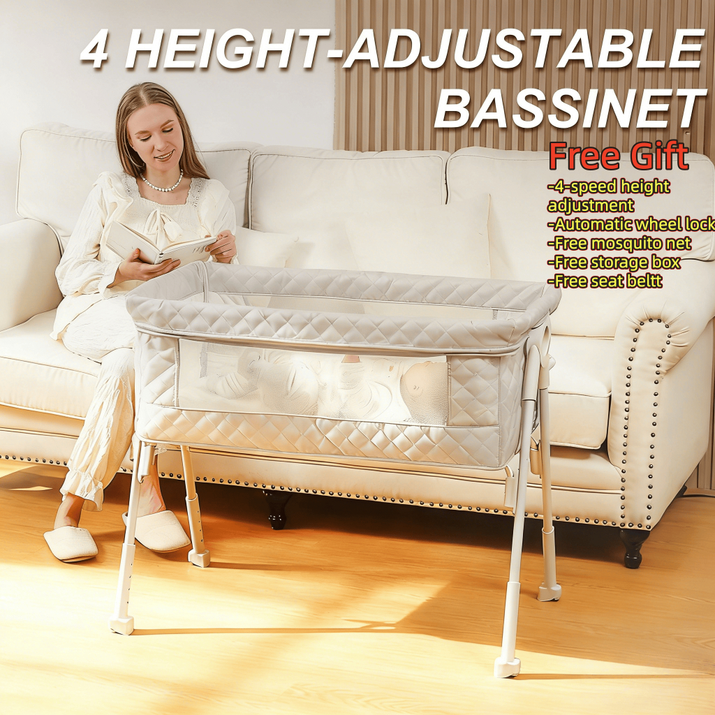 Nôi ngủ cho bé sơ sinh 0-18M, Giường ngủ có thể gập lại có lưới chống muỗi, Cot du lịch di động cho bé