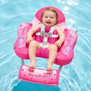 Phao Bơi Eo Swimbobo Có Tán Chống Nắng, Chống Lật An Toàn Cho Bé Tập Bơi