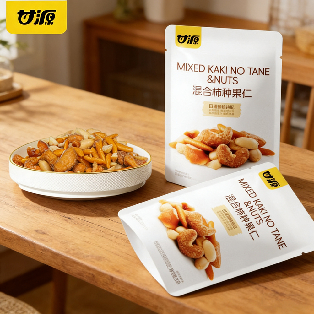 Ganyuan 10 gói Mix 4 Loại Hạt Các Loại Hạt Điều Hạt Tôm Đậu Phộng Dải Đồ Ăn Nhẹ Thông Thường Đồ Ăn Nhẹ Chất Lượng Cao