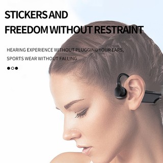 X1 Tai Nghe Bluetooth Dẫn Truyền Xương Tai Treo Thể Thao Thẻ TF Tai Nghe Không Dây Móc TaiTWS Bass HIFI Stereo MP3