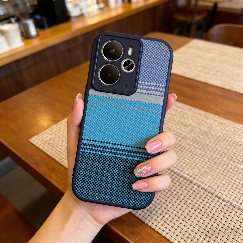 Graffiti Kevlar họa tiết Vỏ điện thoại Bảo vệ Camera Chống trầy xước Phù hợp cho Realme 14T 14 Pro Plus 14X C73 C75 4G 5G