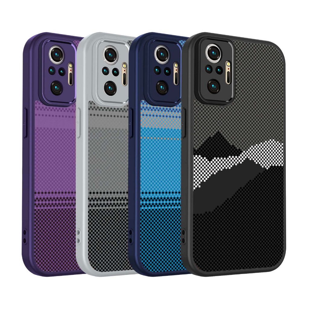 Ốp điện thoại họa tiết Graffiti Kevlar Bảo vệ Camera Chống trầy xước Phù hợp cho Redmi Note 9S 9 10S 10 Pro Max 11 11T 11E 12 4G 5G