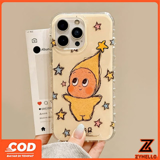 Thích hợp cho OPPO Reno15 Reno14F Reno14pro Reno13F Reno13 Reno12Pro Reno11 Reno11 F Reno10Pro Reno8T Reno8Z Reno7Z Reno6Z Reno8 Reno5 Reno4 TPU chống sốc hình ngôi sao hoạt hình dễ thương