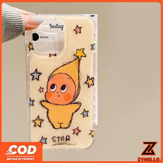 Thích hợp cho OPPO Reno15 Reno14F Reno14pro Reno13F Reno13 Reno12Pro Reno11 Reno11 F Reno10Pro Reno8T Reno8Z Reno7Z Reno6Z Reno8 Reno5 Reno4 TPU chống sốc hình ngôi sao hoạt hình dễ thương