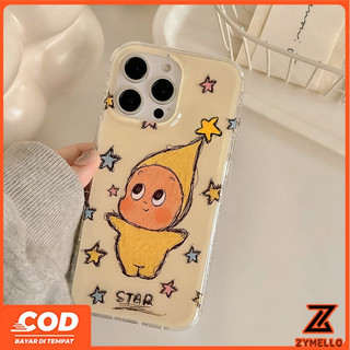 Thích hợp cho OPPO Reno15 Reno14F Reno14pro Reno13F Reno13 Reno12Pro Reno11 Reno11 F Reno10Pro Reno8T Reno8Z Reno7Z Reno6Z Reno8 Reno5 Reno4 TPU chống sốc hình ngôi sao hoạt hình dễ thương