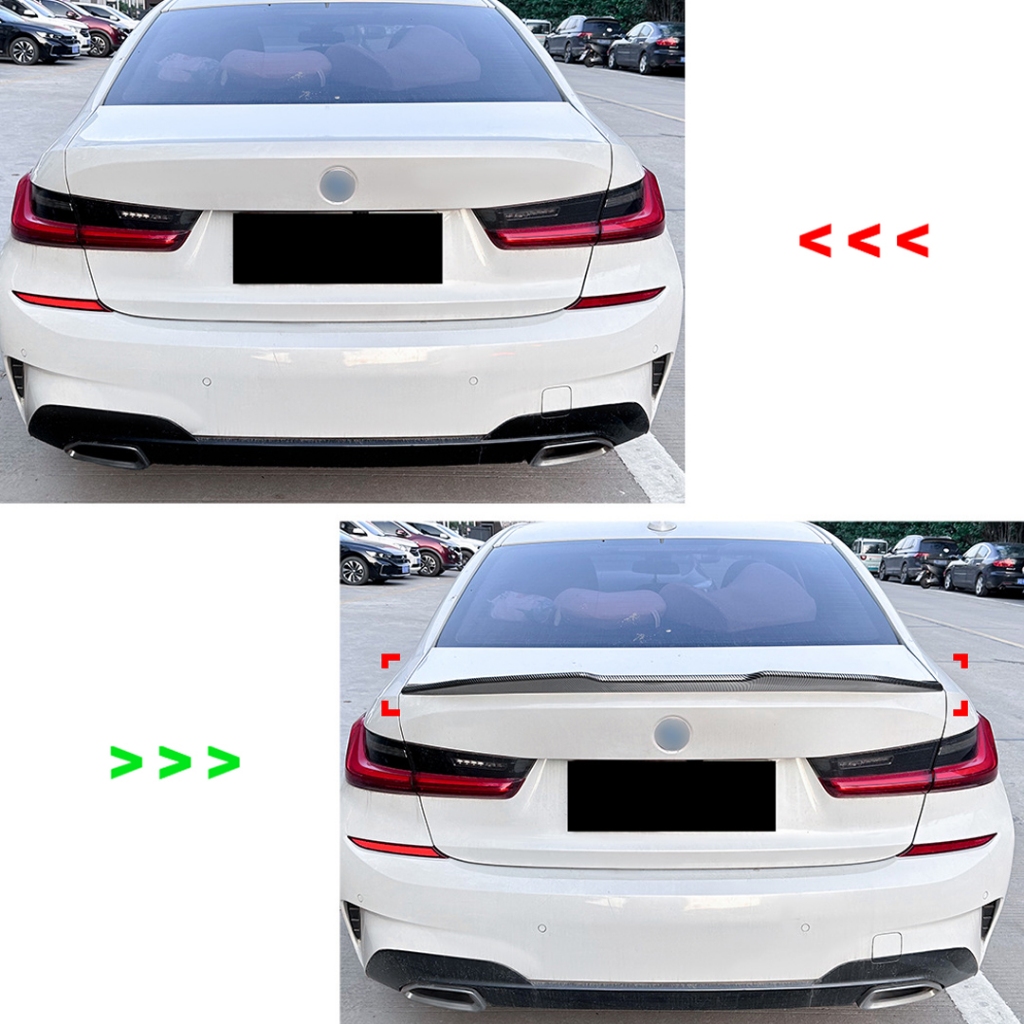 Dành Cho Xe BMW 3 Series G20 2019 2020 2021 2022 2023 2024 2025 M4 MP PSM Phong Cách Cánh Sau Cánh Xước Điều Chỉnh Phụ Kiện Deflector Airfoil Body Kit