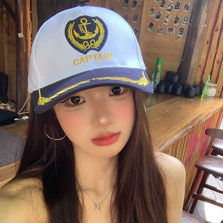 Mũ nữ phong cách Mỹ có mũ bóng chày thêu chữ