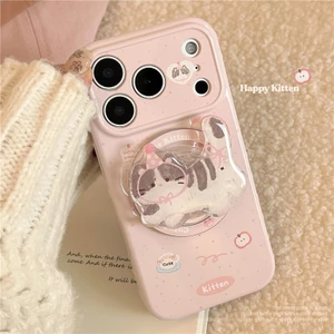 Ốp điện thoại TPU họa tiết iPhone 17 Pro Max kitty