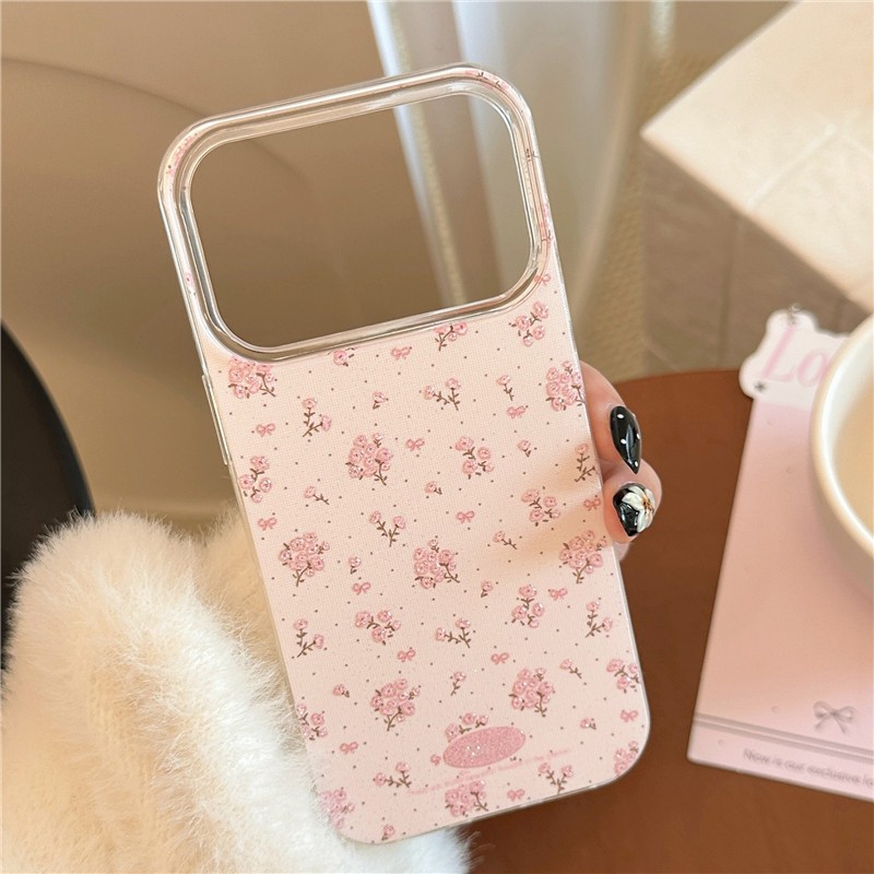 Ốp điện thoại TPU họa tiết hoa hồng cho iPhone 17 Pro Max
