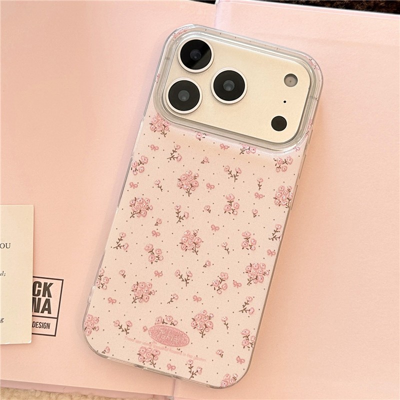 Ốp điện thoại TPU họa tiết hoa hồng cho iPhone 17 Pro Max