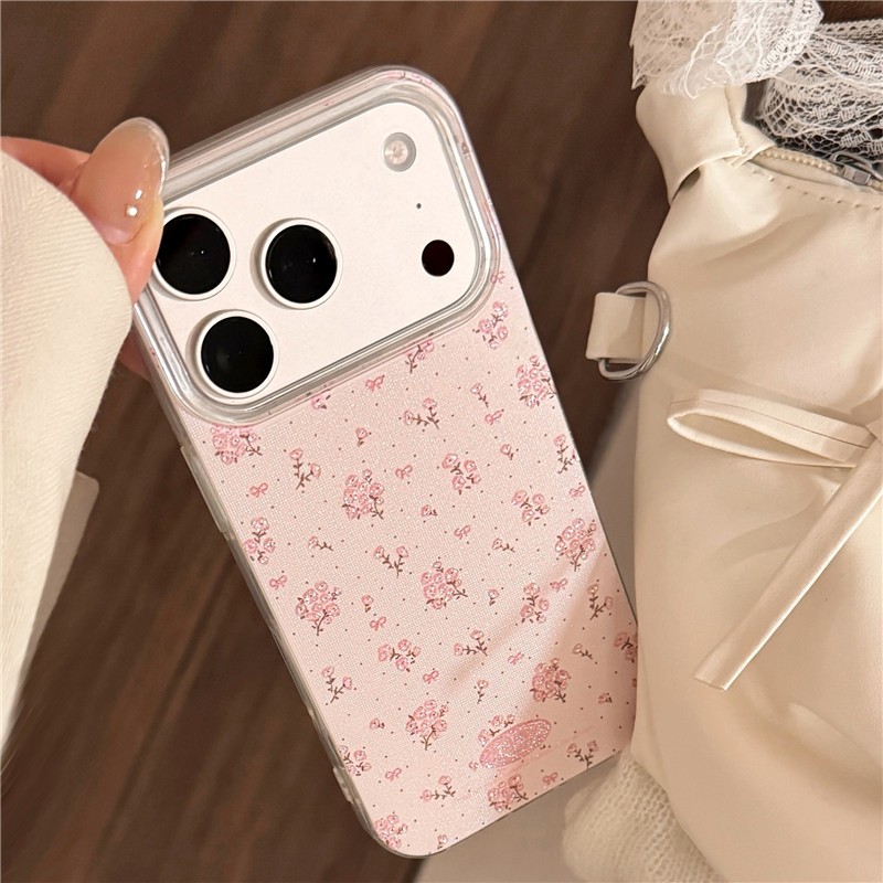 Ốp điện thoại TPU họa tiết hoa hồng cho iPhone 17 Pro Max