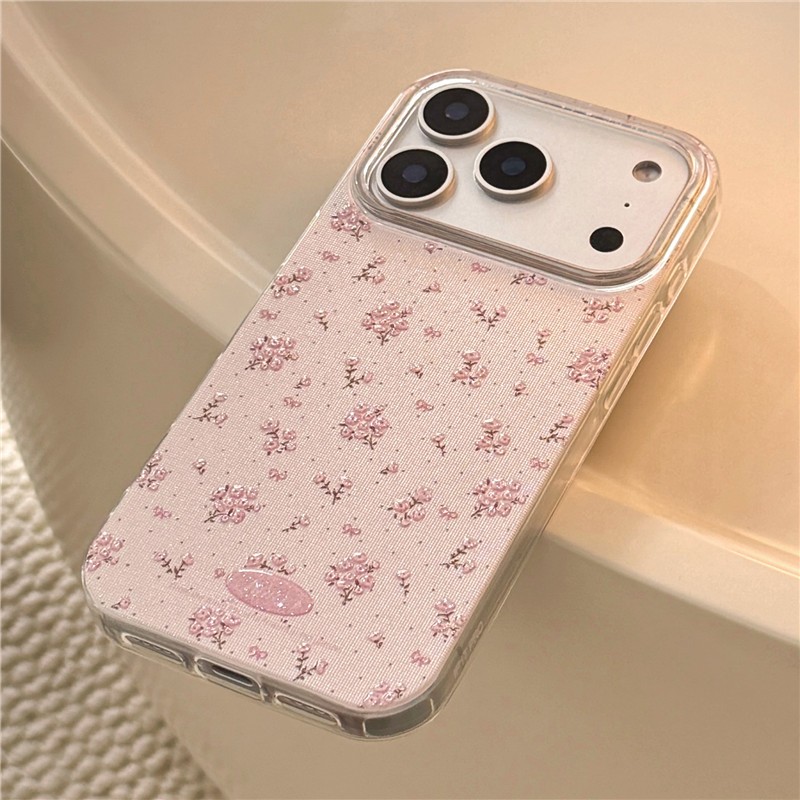 Ốp điện thoại TPU họa tiết hoa hồng cho iPhone 17 Pro Max