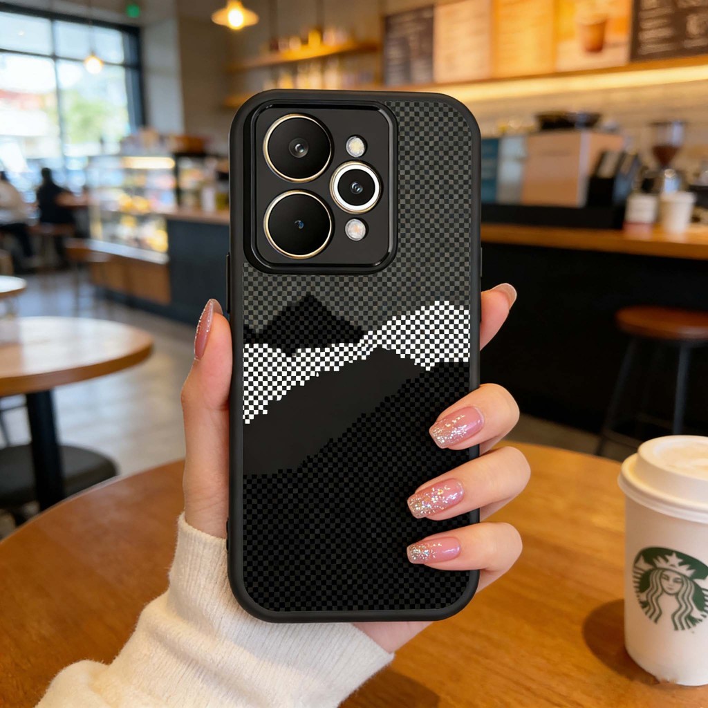 Graffiti Kevlar họa tiết Vỏ điện thoại Bảo vệ Camera Chống trầy xước Phù hợp cho Realme 15 16 Pro 15T 15X C85 4G 5G