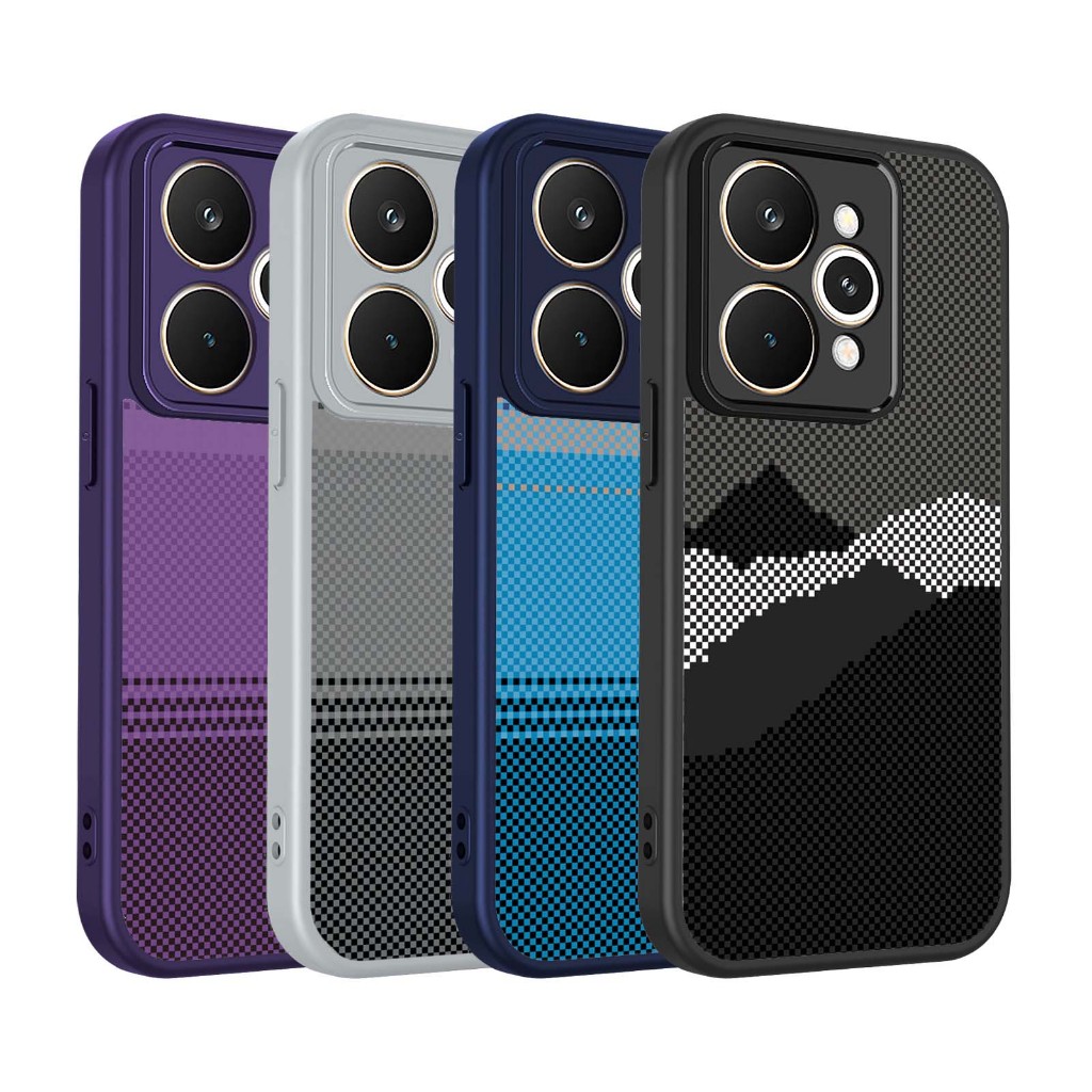 Graffiti Kevlar họa tiết Vỏ điện thoại Bảo vệ Camera Chống trầy xước Phù hợp cho Realme 15 16 Pro 15T 15X C85 4G 5G