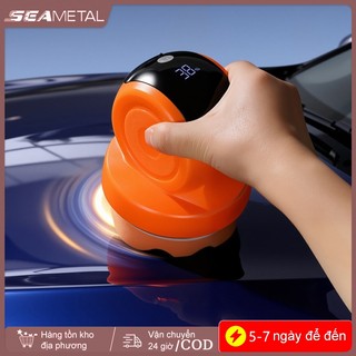 Máy đánh bóng đệm không dây chi tiết ô tô SEAMETAL Máy đánh bóng đánh bóng ô tô tiện dụng có thể điều chỉnh 3 tốc độ với màn hình LCD