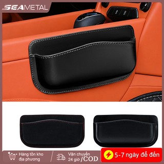 SEAMETAL Xe Sắp Xếp Túi Túi Đựng Thẻ Túi Điện Thoại Chìa Khóa Dán Hộp Bảo Quản Ô Tô Tự Dính