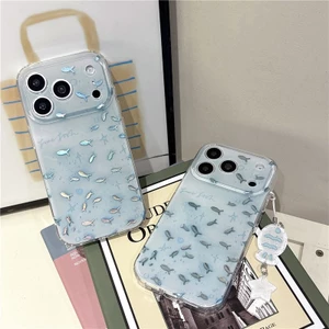 IPhone 17 Pro Max Chất liệu TPU họa tiết cá IMD craft Vỏ điện thoại in hai lớp