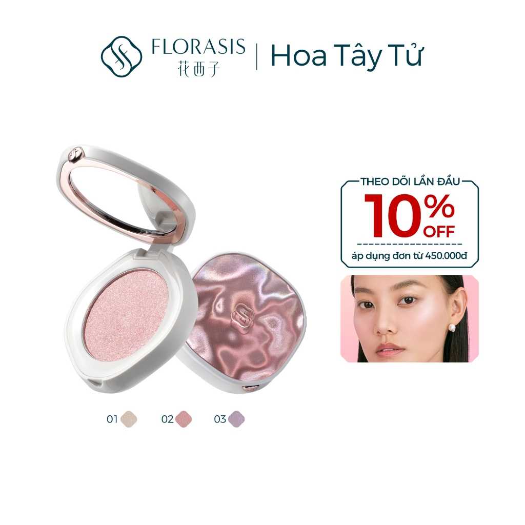 Florasis ( Hoa Tây Tử)  Phấn Highlight tạo sáng - Nhẹ nhàng, trong trẻo tự nhiên 4g