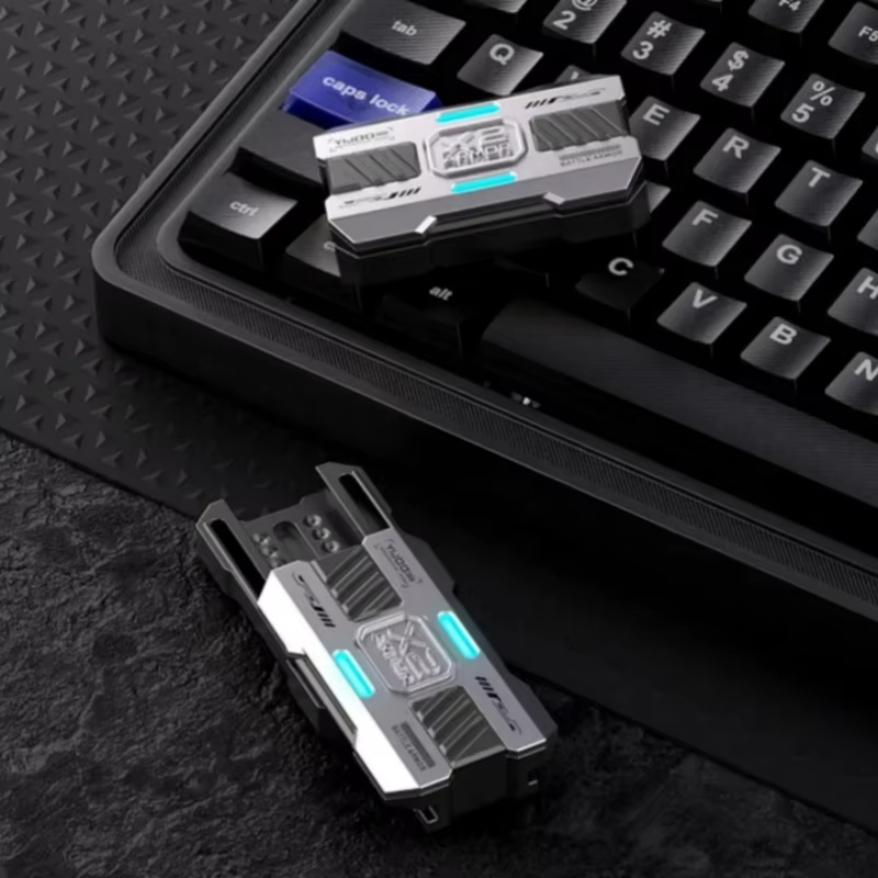 Dạ Quang Đẩy Từ Fidget Trượt Cảm Biến Fidget Đồ Chơi Kim Loại EDC Giáp Chống Áp Lực Fidget Xoay Đồ Chơi