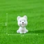 Mini Dễ Thương Chó Con Micro Phong Cảnh Nhựa Sáng Tạo Mô Phỏng Hoạt Hình Trang Trí Chó DIY Trang Trí Chó Phụ Kiện