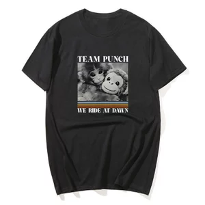 Áo Thun Cotton Tay Ngắn Cổ Tròn In Hình, Phù Hợp Mặc Dạo Phố cho Unisex, Chất Lượng Cao