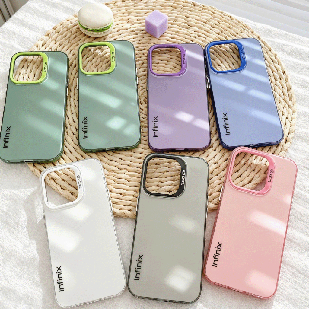 Điện thoại di động đơn giản nâng cao Vỏ đầy màu sắc cho Infinix Note 30 40 40S 50 Pro Plus 4G 5G Vỏ bảo vệ chống sốc có dấu hiệu Vỏ điện thoại