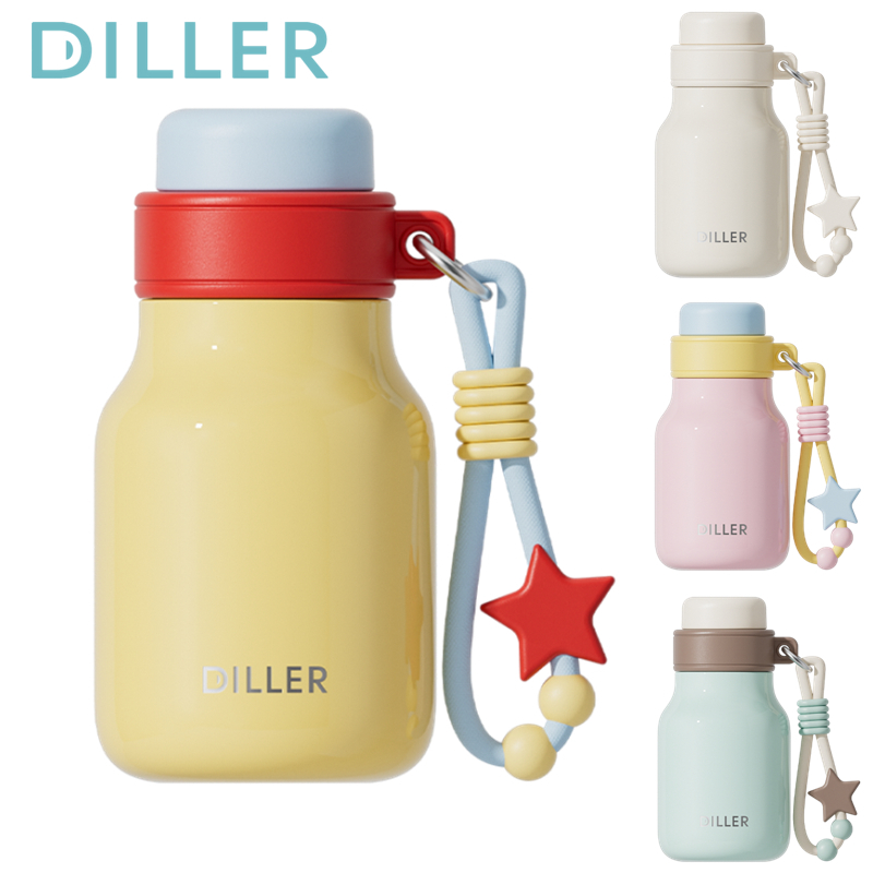 Bình giữ nhiệt dễ thương Diller 320ml - Thép không gỉ 316L, Giữ nhiệt độ D9508