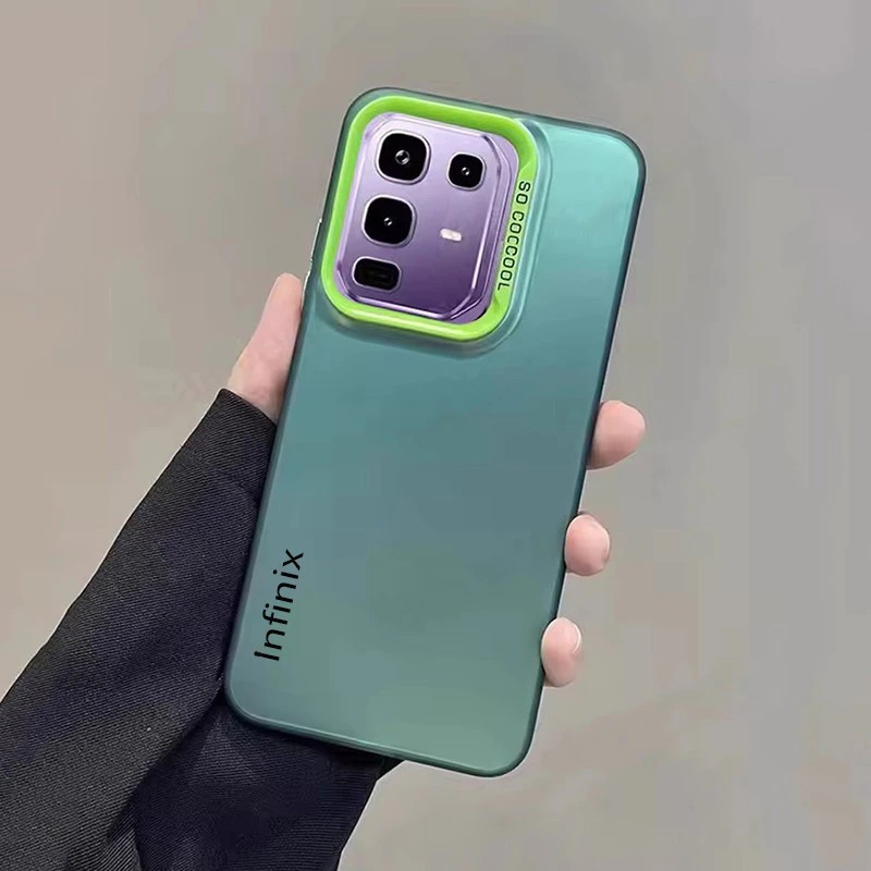 Điện thoại di động đơn giản nâng cao Vỏ đầy màu sắc cho Infinix Note 30 40 40S 50 Pro Plus 4G 5G Vỏ bảo vệ chống sốc có dấu hiệu Vỏ điện thoại
