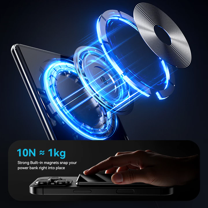 Apple Wireless Power Bank – 5,000mAh, Fast Charging, Magnetic – 2