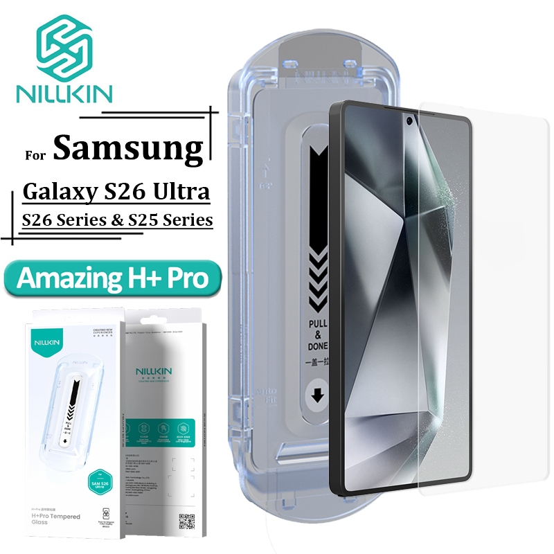 Kính cường lực NILLKIN cho Samsung Galaxy S26 Ultra S26 / S25 Ultra S25 edge H + Pro Dễ dàng cài đặt Bảo vệ màn hình chống chói