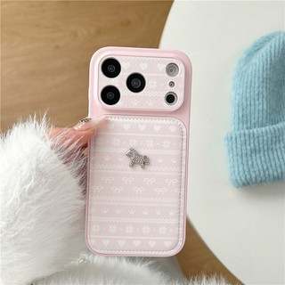Ốp điện thoại PU họa tiết ngựa iPhone 17 Pro Max