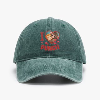 Tôi Yêu Đấm Dễ Thương Bé Khỉ Đấm Chống Nắng Mũ Bóng Chày Unisex-Đầm Thiết Kế Hip Hop Mũ Mùa Hè Cổ Điển Kpop Rock Mũ Bóng Chày