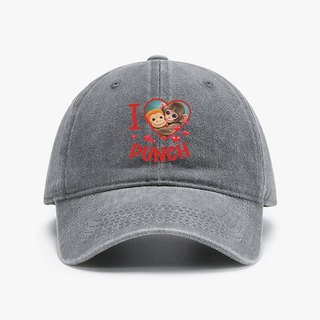 Tôi Yêu Đấm Dễ Thương Bé Khỉ Đấm Chống Nắng Mũ Bóng Chày Unisex-Đầm Thiết Kế Hip Hop Mũ Mùa Hè Cổ Điển Kpop Rock Mũ Bóng Chày