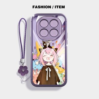 YBD Trong Suốt Dành Cho Redmi Note 15 Pro Plus Note 15 Pro + Xiaomi POCO M8 Pro 5G Vỏ Điện Thoại Anime Beauties Ít Có Dây Buộc