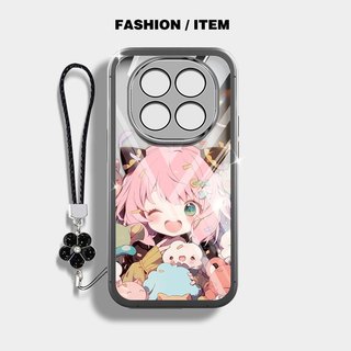 YBD Trong Suốt Dành Cho Redmi Note 15 Pro Plus Note 15 Pro + Xiaomi POCO M8 Pro 5G Vỏ Điện Thoại Anime Beauties Ít Có Dây Buộc