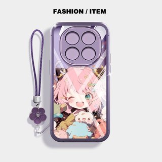 YBD Trong Suốt Dành Cho Redmi Note 15 Pro Plus Note 15 Pro + Xiaomi POCO M8 Pro 5G Vỏ Điện Thoại Anime Beauties Ít Có Dây Buộc