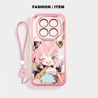 YBD Trong Suốt Dành Cho Redmi Note 15 Pro Plus Note 15 Pro + Xiaomi POCO M8 Pro 5G Vỏ Điện Thoại Anime Beauties Ít Có Dây Buộc