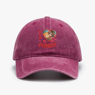 Tôi Yêu Đấm Dễ Thương Bé Khỉ Đấm Chống Nắng Mũ Bóng Chày Unisex-Đầm Thiết Kế Hip Hop Mũ Mùa Hè Cổ Điển Kpop Rock Mũ Bóng Chày