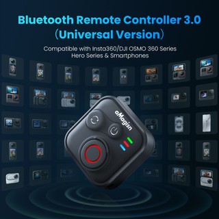 Điều khiển từ xa Bluetooth aMagicsn 50M cho lnsta360 X5 / X4 / X3 / X2 / AcePro 2 / GO Ultra / GO 3 / S / GoPro 13 12 11 10 9 8 / MAX / Điện thoại di động Bộ điều khiển màn trập thông minh Mini Phụ kiện máy ảnh