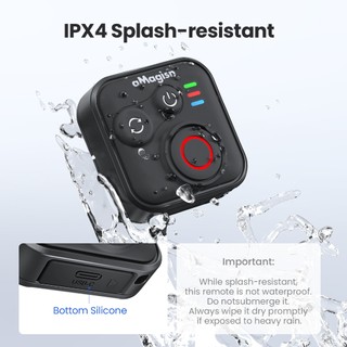 Điều khiển từ xa Bluetooth aMagicsn 50M cho lnsta360 X5 / X4 / X3 / X2 / AcePro 2 / GO Ultra / GO 3 / S / GoPro 13 12 11 10 9 8 / MAX / Điện thoại di động Bộ điều khiển màn trập thông minh Mini Phụ kiện máy ảnh